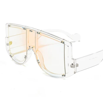 JASPEER Големи Слънчеви Очила Мъжки Пълнозърнести Слънчеви Очила с Нитове за Жени Steampunk UV400 Маркови Дизайнерски Дамски слънчеви Очила-Шипове