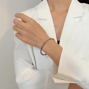 ДЖИН&JU Stainless Steel Italia Jewelry Bracelet Bangles For Women украса 2021 бижута, аксесоари за бижута Bijoux Femme