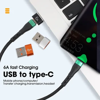 6A USB Тип-C OTG Конвертор USB 3.0 Plug-Адаптер Тип C за Samsung Xiaomi PC Автомобилен Конектор За Зареждане Аксесоари