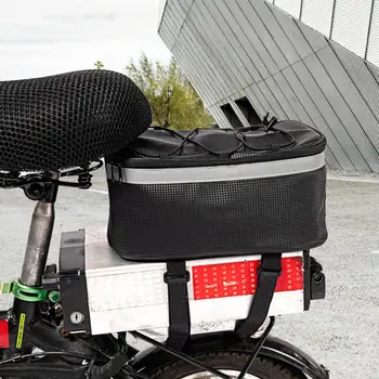 7L Велосипедна Чанта Водоустойчива Задържане Лента Определя Каишка Светоотражающая PVC Велосипедна Чанта За Багаж Чанта За Задната Седалка, Чанта За Задна Седалка на Мтв Аксесоари