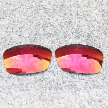 E. O. S Поляризирани Подобрени сменяеми лещи за слънчеви очила Oakley Hijinx - Огнено-Червено Поляризованное огледало