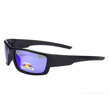 Glitztxunk Поляризирани Слънчеви Очила Мъжки UV400 Маркови Дизайнерски Слънчеви Очила С Квадратни Покритие Черни Риболовни Очила За Шофиране, Очила за Oculos