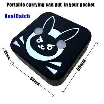 Powermon Dualcatch Игри за Bluetooth с Автоматично Напомняне Умни Интерактивни Фигурки, Играчки за Powermon Go Plus с Акумулаторна батерия