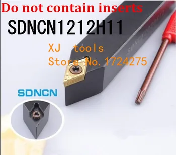 SDNCN1212H11, 12*12 мм и Метален Струг Режещи Инструменти Струг с ЦПУ Стругове Инструменти Външен Притежателя на Струг инструмент от S-тип SDNCN