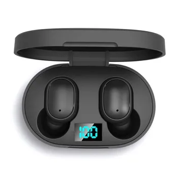TWS E6S Bluetooth-съвместими слушалки Безжични слушалки в ушите Стерео Шумоподавляющие Спортни Слушалки С микрофон Слушалки fone