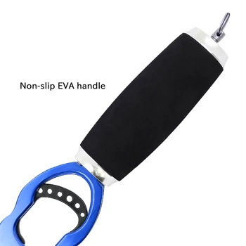 Нескользящая дръжка EVA от алуминиева сплав SANLIKE Fish Lip Gripper с максимално тегло 17 кг