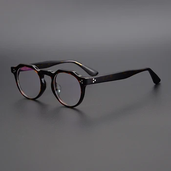 Нов прием на Реколта ацетатная нерегулярная рамки за очила 9532 ръчно изработени в Япония за жени и мъже, уникален стил на високо качество на