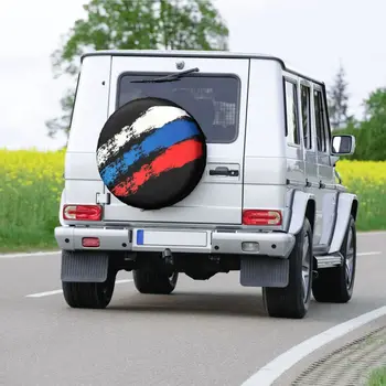 Флаг на Русия, Руската Гордост Резервна Гума Покрышка Калъф Чанта за Носене за Suzuki Mitsubish Автомобилни Аксесоари